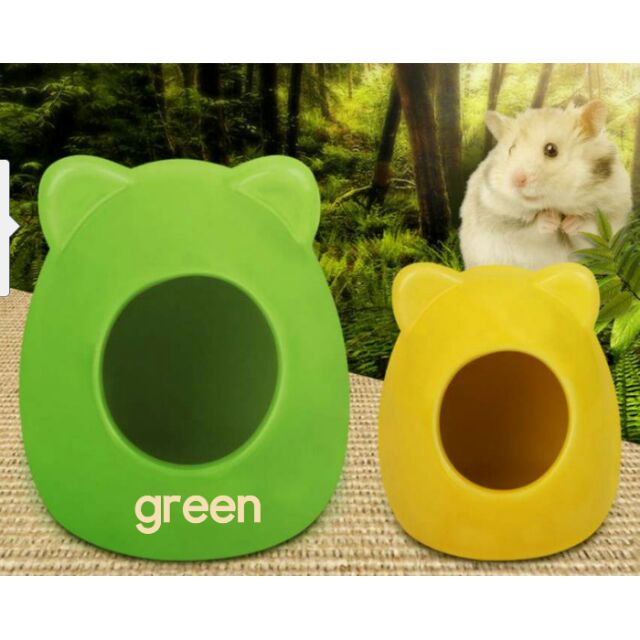 Hamter- nhà ngủ sứ hamter to và nhỏ