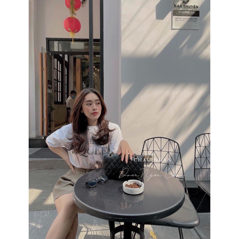 [FREESHIP - HÀNG LOẠI 1] SET ÁO PHÔNG HÌNH PHOM RỘNG MIX SOOC KAKI DÀY CHUN LƯNG