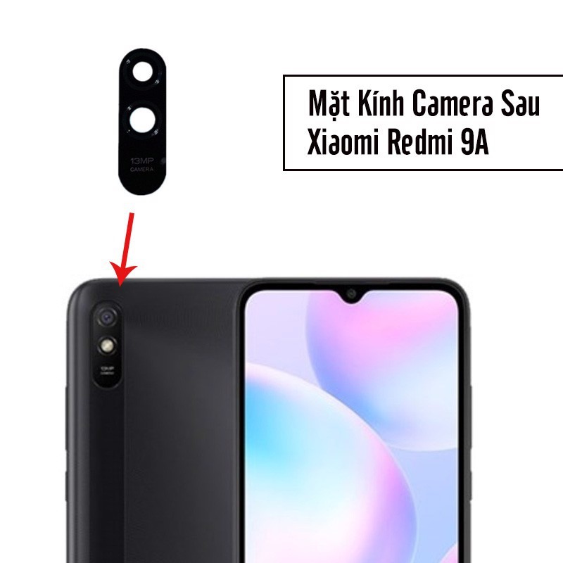 Mặt kính thay thế camera sau cho Xiaomi Redmi 9A