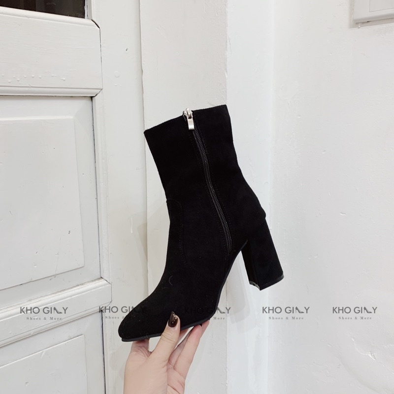 Boots Trơn khoá sườn B002 | BigBuy360 - bigbuy360.vn