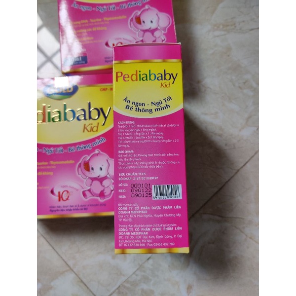 Siro ăn ngon pediababy kid giúp bé ăn ngon, ngủ tốt, bé thông minh.
