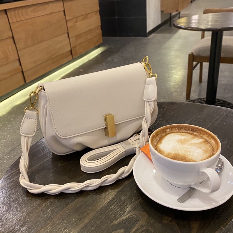 [Mã WAST10K giảm 10K đơn bất kỳ] Túi kẹp nách quai xoắn + dây đeo chéo