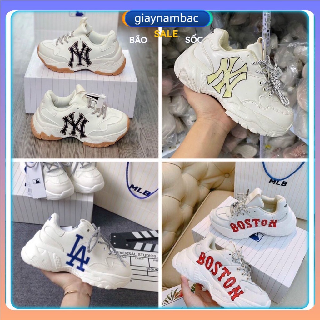 👟giaynambac👟chào quý khách  Giày 𝐌𝐋𝐁 Boston, Ny đế nâu, LA Hot Hit 2021 Bản chuẩn Nam nữ fuil hộp bill