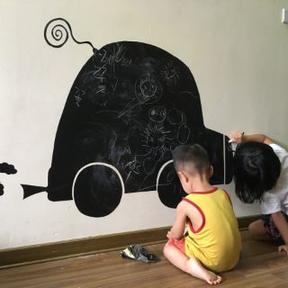 Bảng dán tường đen, trắng