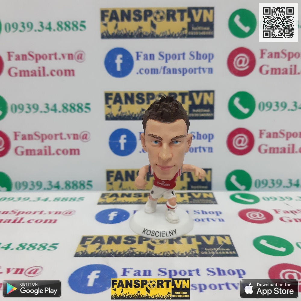 Tượng Szczesny Vermaelen Koscielny Arteta cầu thủ bóng đá Arsenal home 2012 2013 2014 soccerstarz