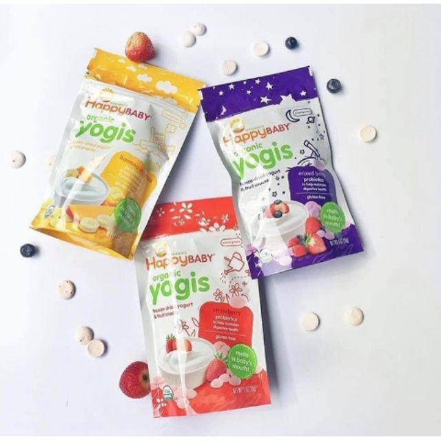 Date 2021 - Sữa chua khô Organic Happy Baby
