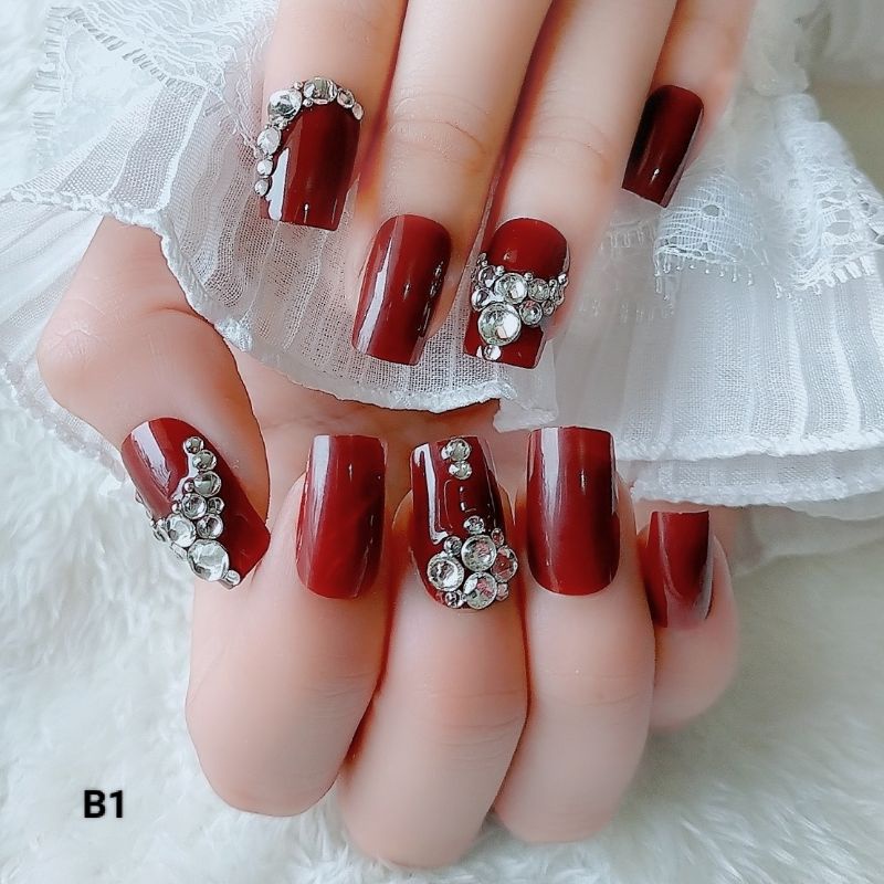 Móng tay giả Belly nails 24 móng giả nail box kèm keo