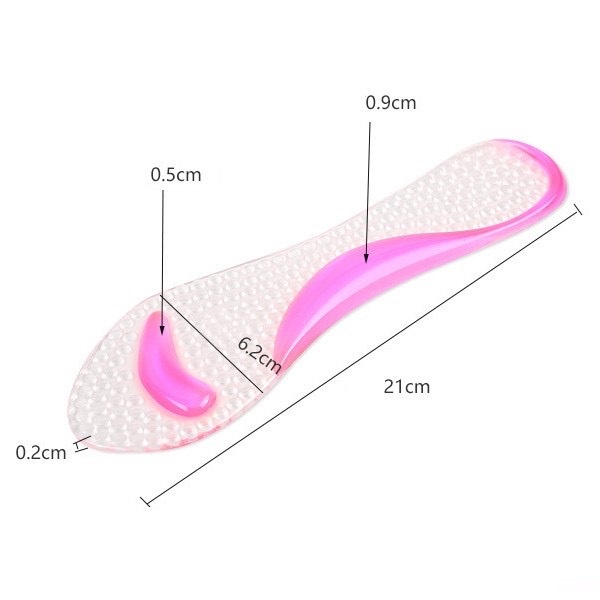 Lót giày silicon nguyên lòng bàn chân A034
