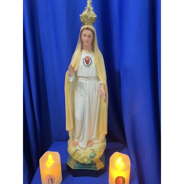 Tượng công giáo - Tượng đức mẹ mễ du 40cm,  fatima cao 45cm mẫu xưa giá rẻ