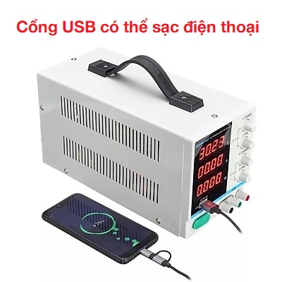 [CHÍNH HÃNG] Nguồn DC 0~30V 10A LONGWEI PS-3010 DF hiển thị công suất-volt-ampe - sạc acquy điện thoại, cấp nguồn- SEIDO