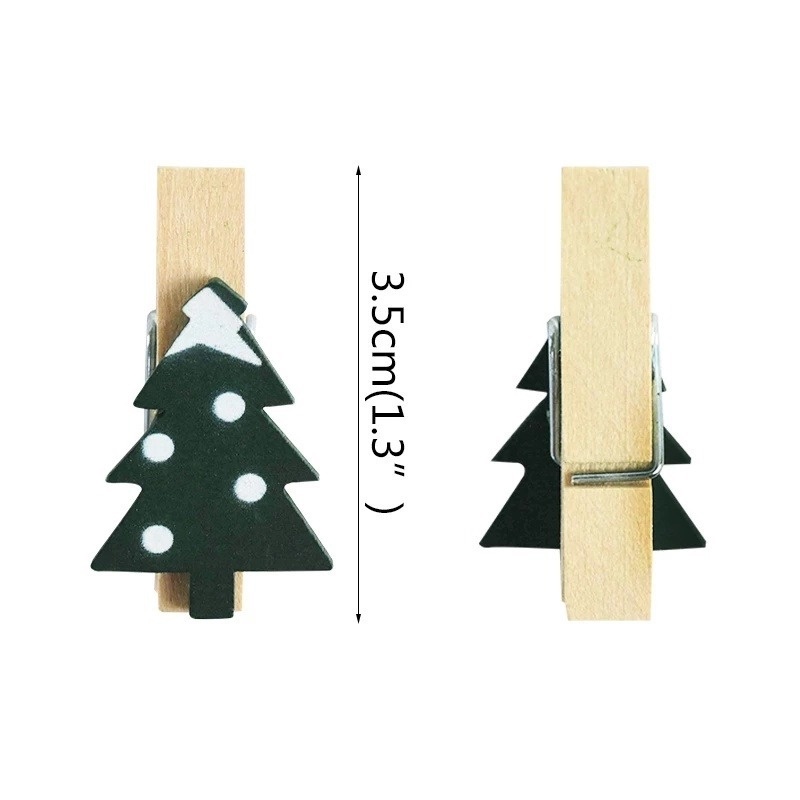 Set 10 Kẹp Giấy Note Hoạ Tiết Giáng Sinh Dễ Thương