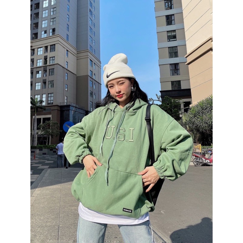 [Áo hoodie Insane®] U.S.I Hoodie Ver 2.0 - Ever Green | BigBuy360 - bigbuy360.vn