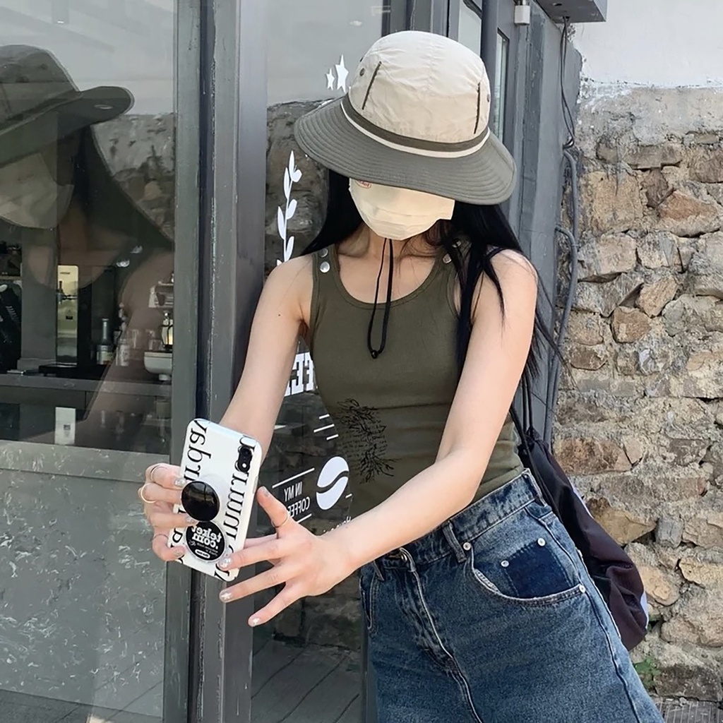 Nón Tai Bèo Rộng Vành Thoáng Khí Nhiều Màu Sắc Đa Dạng Thời Trang Hè