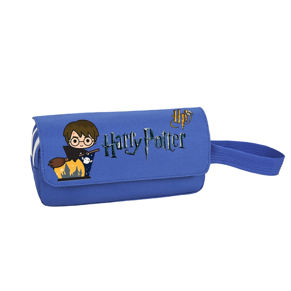 Túi Đựng Bút Bằng Vải canvas Hai Lớp Sức Chứa Lớn Họa Tiết harry potter Mẫu Giáo 2023