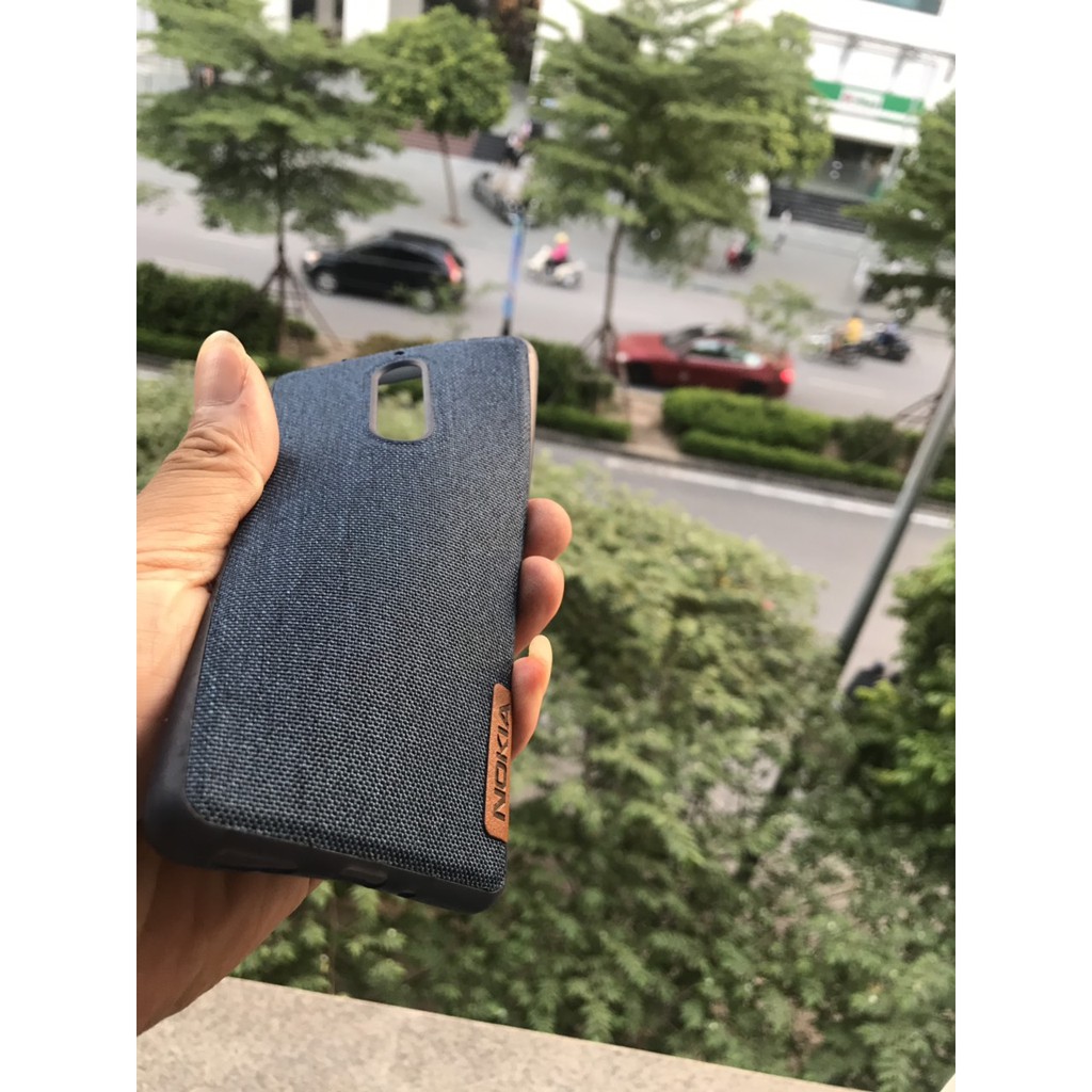 ỐP lưng mặt vải chống bám vân tay cho Nokia 5/Nokia 6
