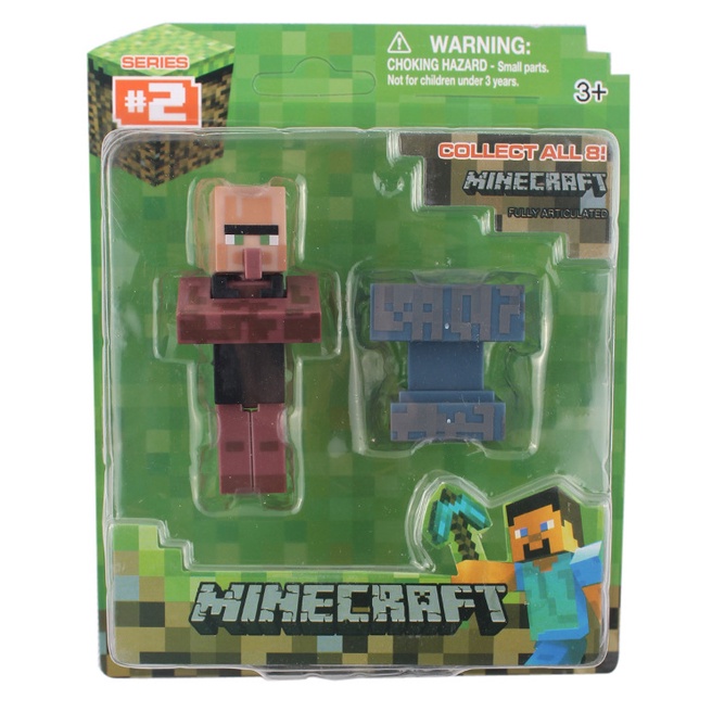 Mô hình minecraft tặng nhân vật Minecraft mini figure