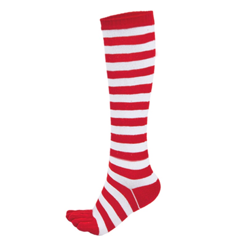 Youyo Vớ Cotton Co Giãn Thoáng Khí 5 Ngón Bắp Chân Họa Tiết Sọc Cầu Vồng Đầy Màu Sắc Dành Cho Bạn Nữ