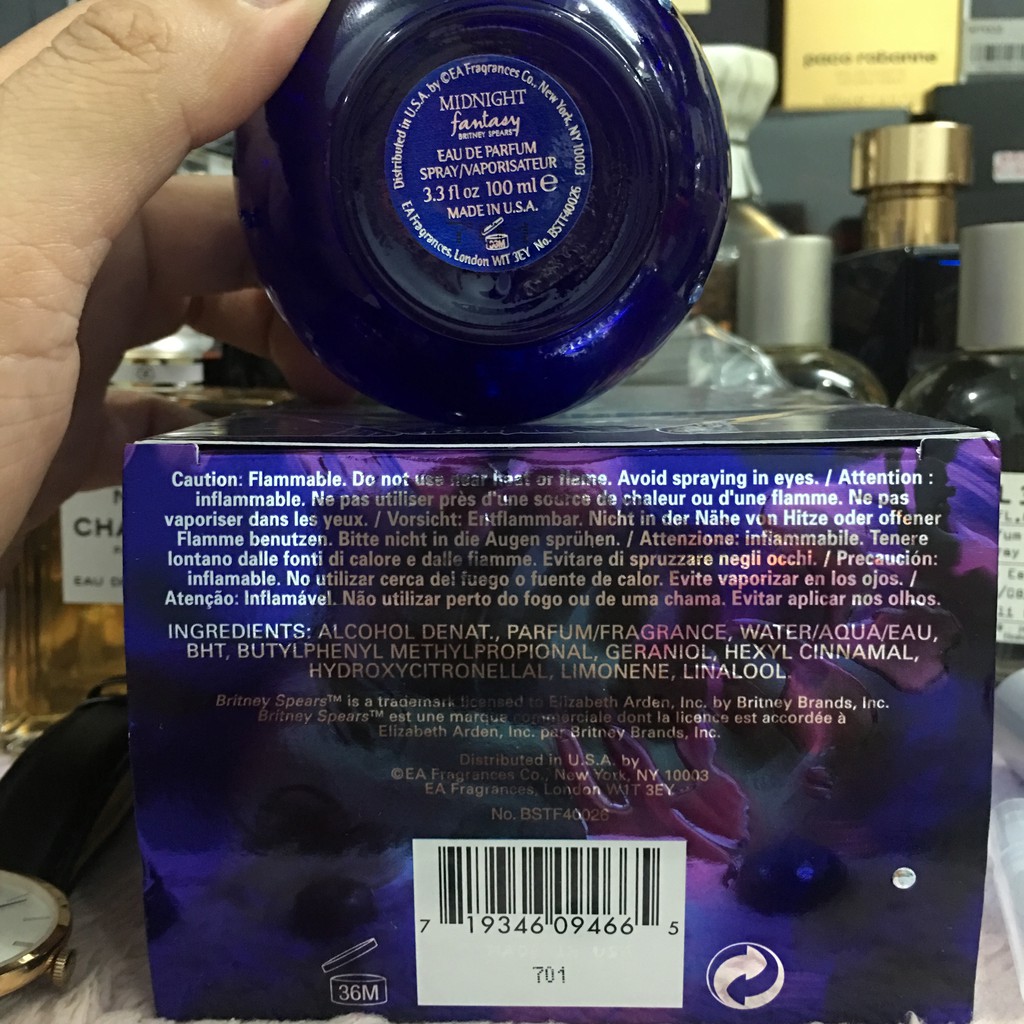 (Susustore) Mẫu Thử Nước Hoa Nữ Britney Spears Midnight Fantasy EDP