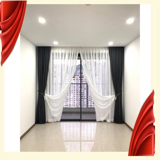 Rèm cửa sổ màu Xám Đậm, Rèm cửa chống nắng ,Rèm trang trí phòng ngủ.