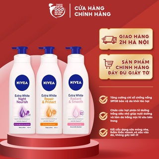 Sữa Dưỡng Thể Sáng Da Ngày & Đêm Nivea Extra White Night Nourish Body Lotion