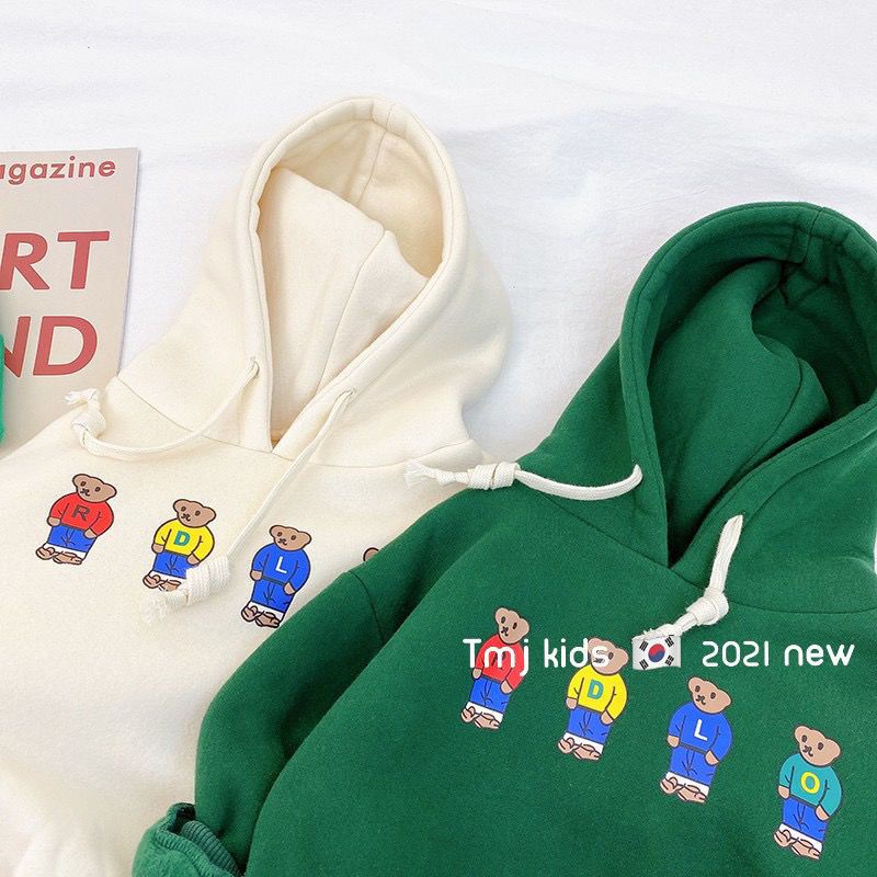 Áo Hoodie Thời Trang Mùa Thu Đông Phong Cách Phương Tây Dành Cho Trẻ Nhỏ