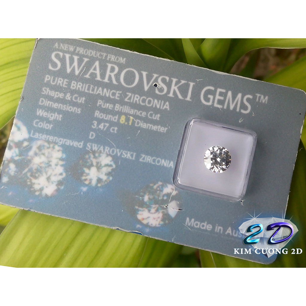 Kim Cương Nhân Tạo 8.1LY Chuẩn - Swarovski Gems