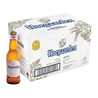 Thùng 24 chai bia Hoegaarden White nhập khẩu