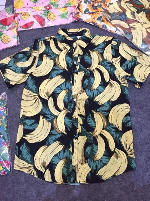 Áo sơ mi hoạ tiết