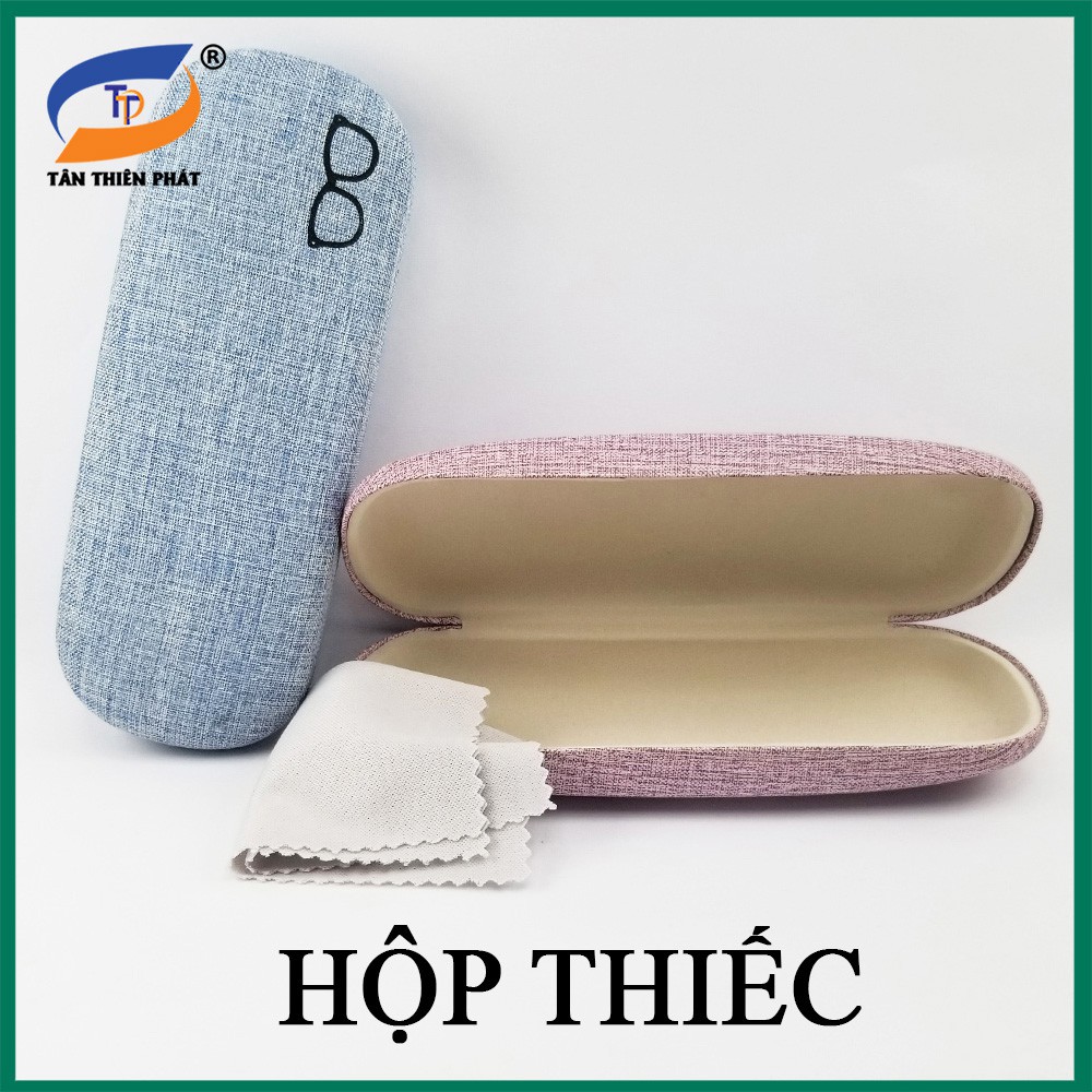 Gọng kính cận nam nữ kim loại màu bạc, bạc viền đen 3076. Tròng/Mắt kính giả cận 0 độ, phân cực chống tia UV