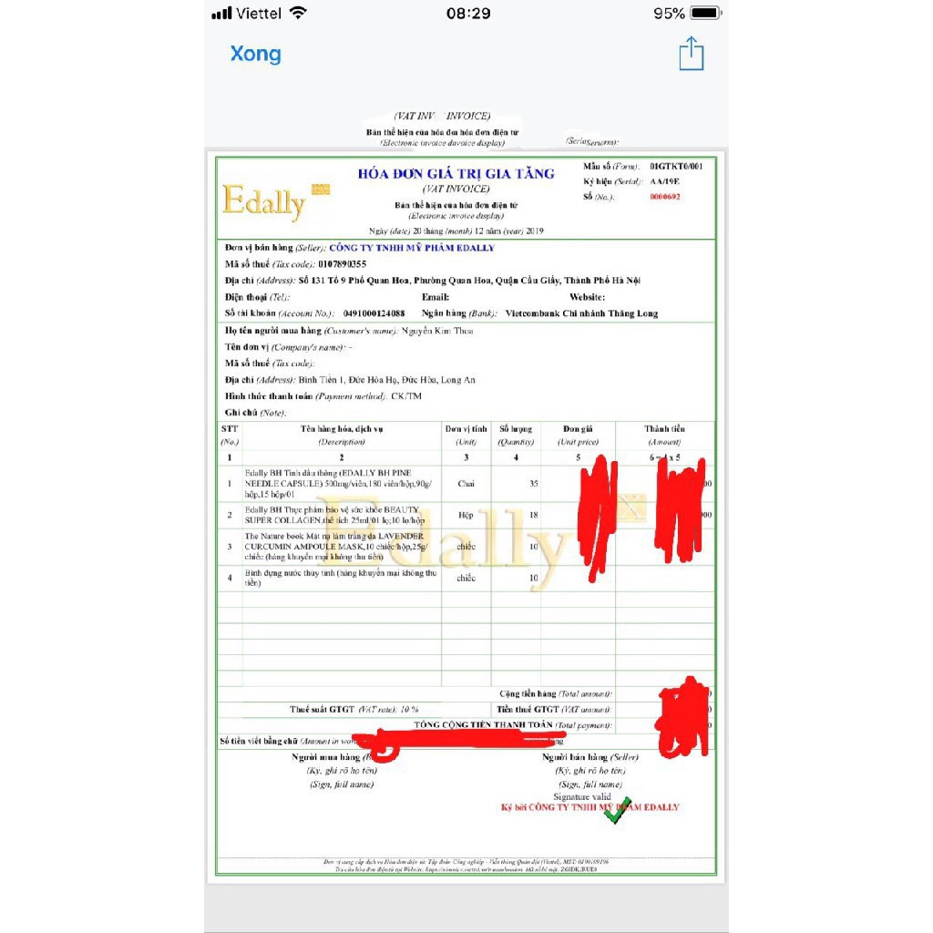 Nước uống Collagen thủy phân Edally BH( hộp 10 lọ) | BigBuy360 - bigbuy360.vn