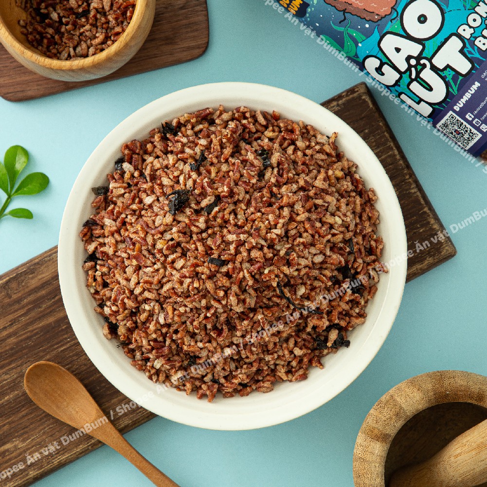 Gạo lứt rong biển 350g DumBum, đồ ăn vặt Hà Nội, vừa ngon vừa rẻ | BigBuy360 - bigbuy360.vn
