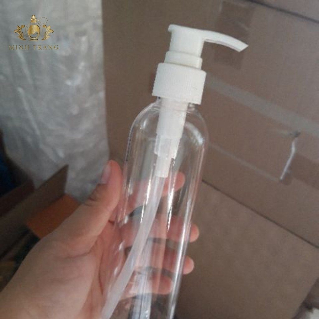 Chai Nhựa Pet Vòi Nhấn - Chiết Mỹ Phẩm (Dầu Gội, Sửa Tắm, Gel Rửa Tay)