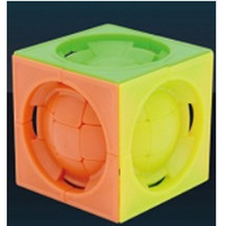 (SIÊU BIẾN THỂ) Rubik Biến Thể Vuông Tròn Cỗ Máy Thời Gian UFO Deformed 3x3 Centrosphere Cube Stickerless