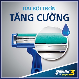 Dao Cạo Râu GILLETTE Blue 3 Simple (4 Cây)