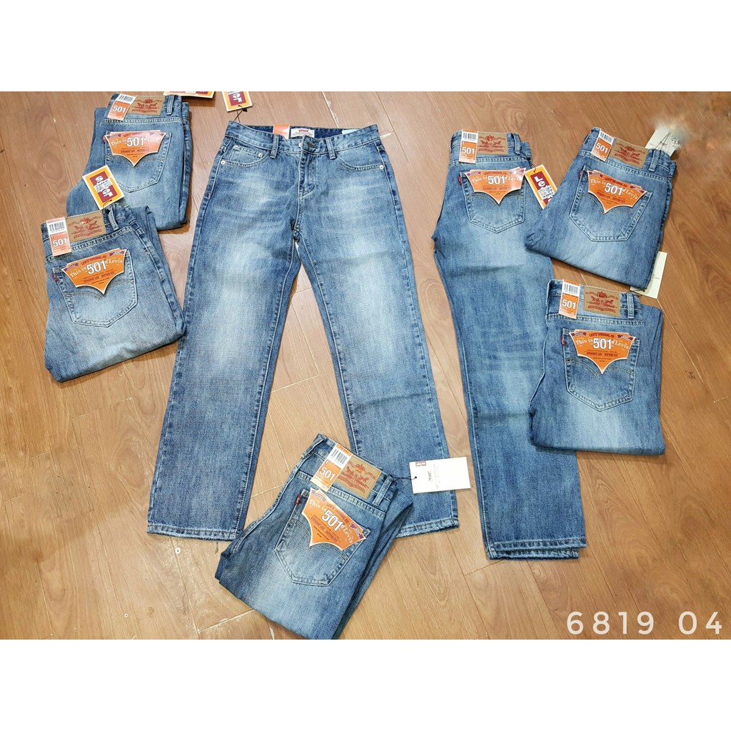 Quần jean nam dáng suông levi màu xanh đậm, chất liệu vải không co giãn, cam kết đúng như mô tả, ảnh thật
