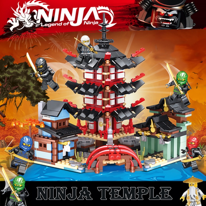 Bộ Đồ Chơi Xếp Hình Lego Ninjago Temple of Airjitzu Ninja 810 Mảnh Độc Đáo