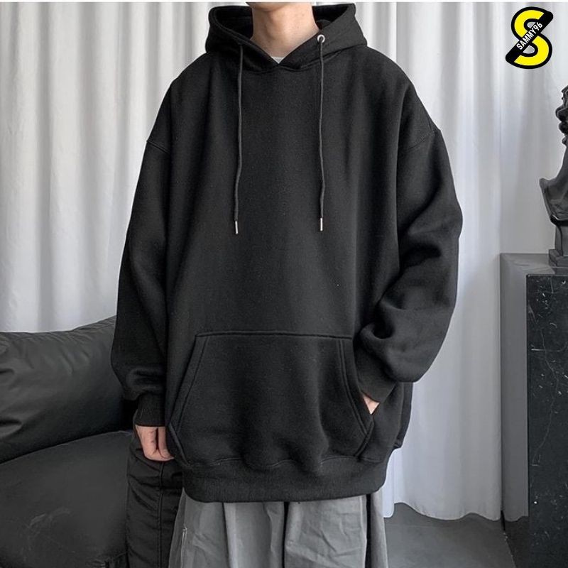 Áo Hoodie Trơn Unisex Chất Nỉ Ngoại Dày Đẹp Mịn Mát | BigBuy360 - bigbuy360.vn