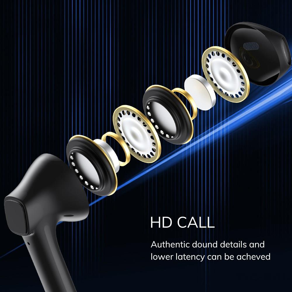 Tai Nghe Không Dây TOPK T20 TWS Tai Nghe Nhét Tai Bluetooth 5.0 Tai Nghe Âm Thanh Nổi Cuộc Gọi/Kết Thúc Bằng Giọng Nói