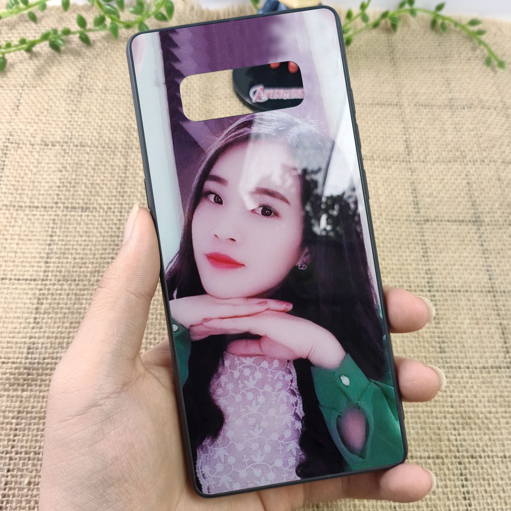 Ốp lưng Kính in hình theo yêu cầu cho máy Sam Sung note 8; note 9; note 10; note 10 lite; note 10 plus