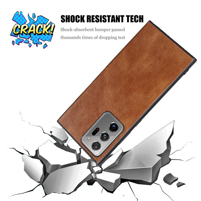 Ốp điện thoại da PU mỏng cho Samsung Galaxy S21 Note 20 S20 Ultra S20 Plus Note 10 Lite A81 M01 A01 | BigBuy360 - bigbuy360.vn