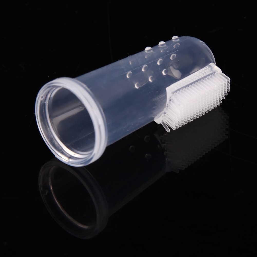Đồ chơi ngón tay silicone mềm làm sạch răng cho thú cưng