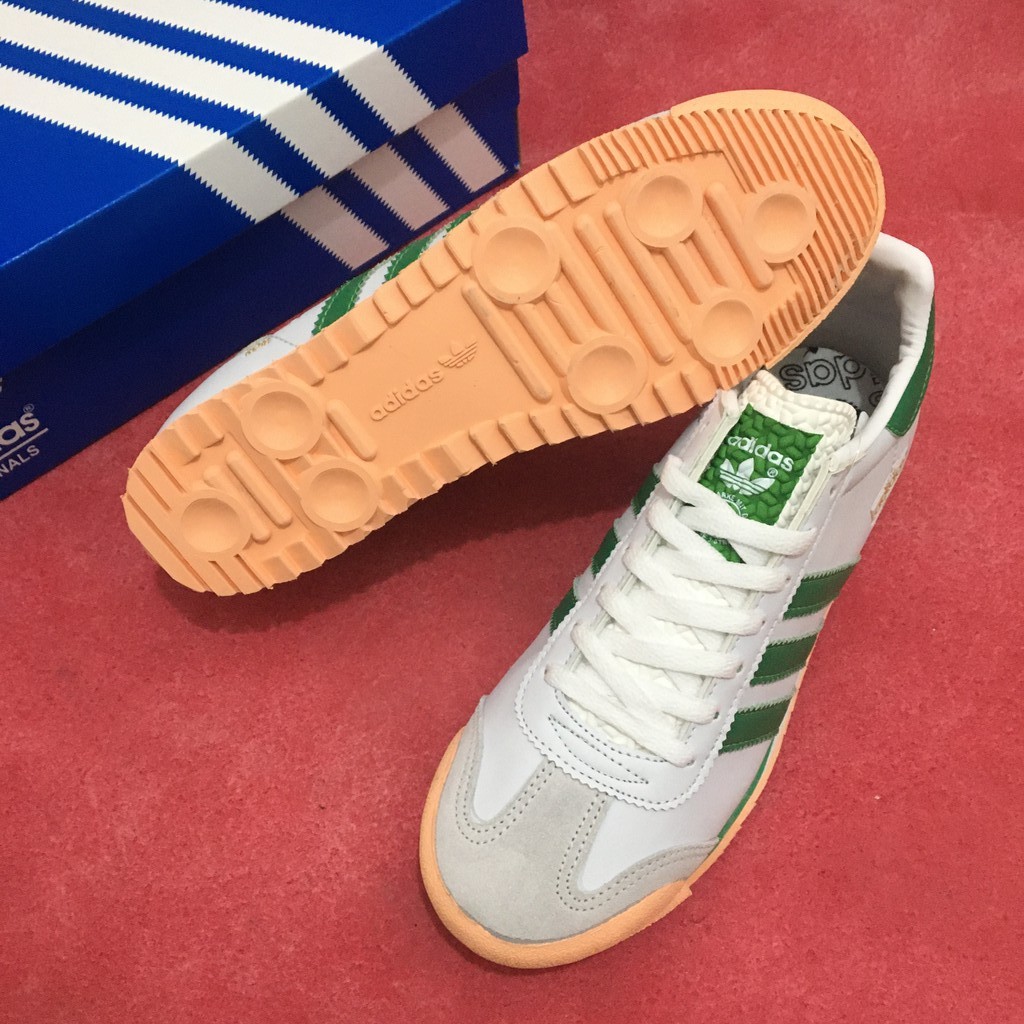 Giày Thể Thao Adidas Rom Phối Màu Trắng Đen Kiểu Cổ Điển Cá Tính Cho Nam