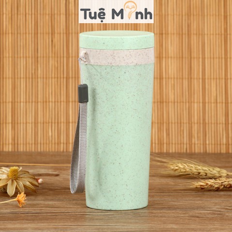 Bình giữ nhiệt lúa mạch 300ml đựng nước an toàn màu pastel xinh xắn