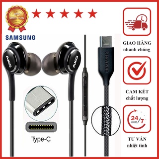 - Tai nghe Samsung note 10 AKG chân type C, nghe âm thanh cực chuẩn, cực nét