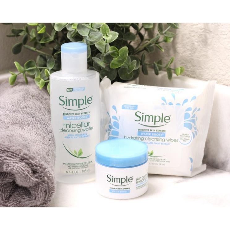 [CHÍNH HÃNG] Nước tẩy trang Simple Water Boost Micellar Cleansing Water 200ml cấp ẩm sâu cho da | BigBuy360 - bigbuy360.vn