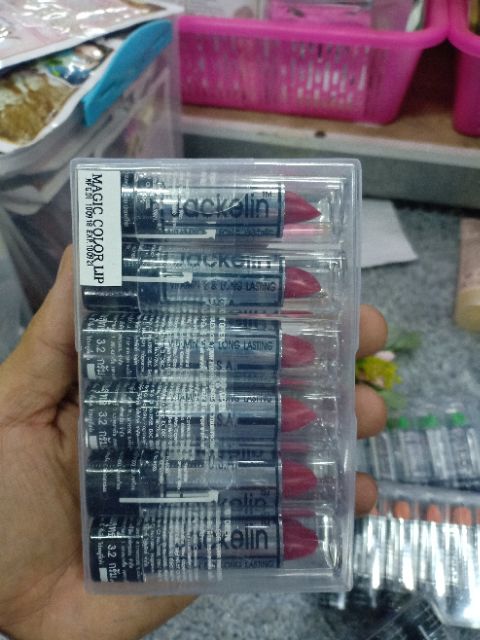 Bán Sỉ Vỉ 6 Son gió không trôi jackelin thái lan