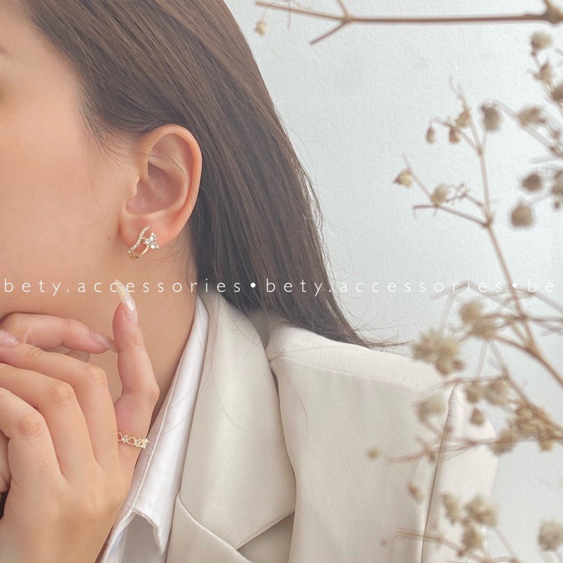 Hoa tai Foly phong cách hàn quốc