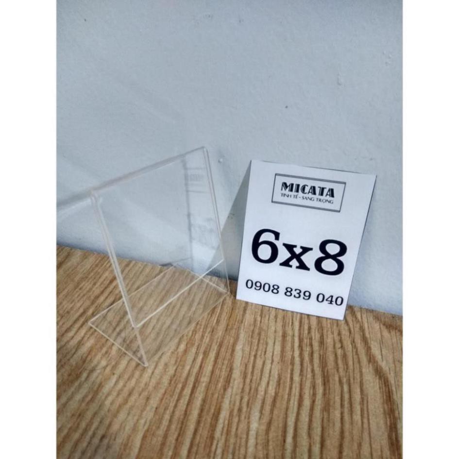 MENU MICA L MINI  NGANG ĐỂ BÀN