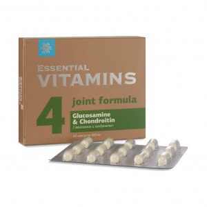 [ CHÍNH HÃNG ] - Thực Phẩm siberian Essential Vitamins Glucosamine &amp; Chondroitin, hỗ trợ giúp khớp khỏe mạnh - Hộp 60v