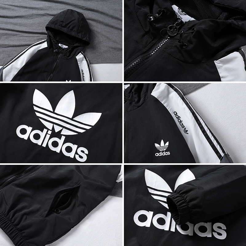 Áo Khoác Thể Thao Adidas Có Mũ Trùm Cá Tính Dành Cho Nam Và Nữ